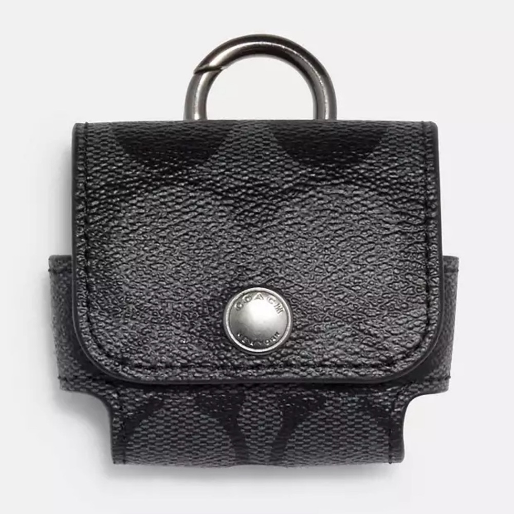 Large Wireless Earbud Case In Signature Canvas